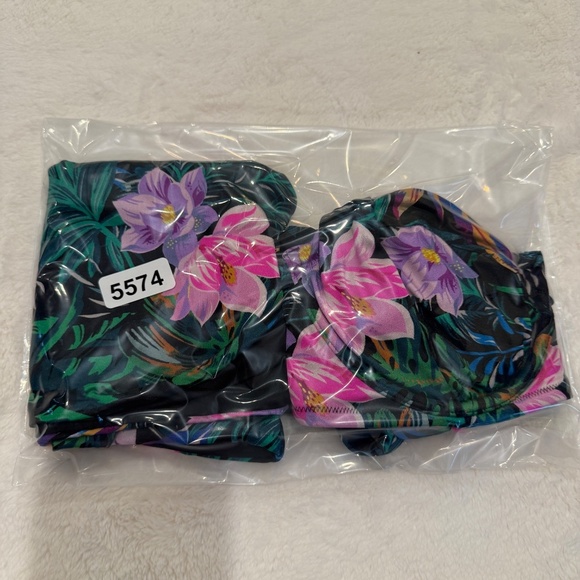 New! Victoria's Secret Black Palm Bikini Set 45574 - Picture 11 of 11